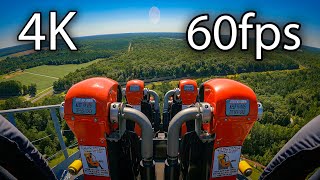 Intimidator 305 back seat onride 4K POV 60fps Kings Dominion [upl. by Maze]