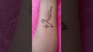 Trending tattoo design tattoos 💕 viralvideo trending mehndidesign trend [upl. by Ahtanaram]