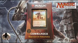 Ouverture du deck commander Strixhaven Héritages de Forsapience cartes Magic The Gathering [upl. by Chalmers492]