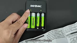 Meanings of Rayovac Battery Charger Light Green Light No Light and Tips [upl. by Cooley]