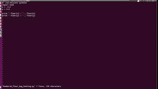 Python2  Numbers6 floor NameError name floor is not defined [upl. by Aved]