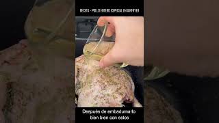 Receta pollo entero especial en airfryer shorts recetasairfryer recetas recetasfaciles [upl. by Care]