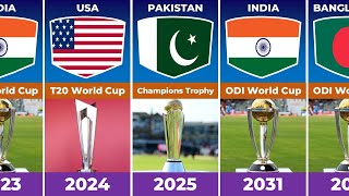 Upcoming ICC Events  2023 to 2031 [upl. by Silvio616]