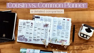 Hobonichi Cousin vs Sterling Ink Common Planner  a comparison [upl. by Ehudd]