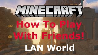 UPDATED 1211 How To Join a Minecraft LAN Server With Friends Windows and Mac [upl. by Eardnoed]