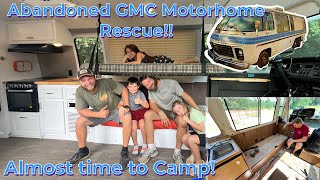 Rebuilding an ABANDONED GMC Motorhome Rescue Part 13 [upl. by Lacsap]