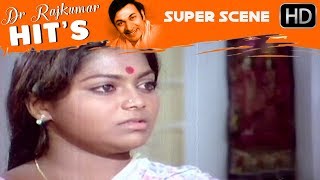 Saritha Dailogue Scenes  Hosabelaku Kannada Movie  Kannada Super Scenes  DrRajkumar [upl. by Gibbon]