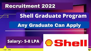 Shell Off Campus Drive For 2022 Batch  Shell Recruitment 2022  Shell Hiring 2021 Batch [upl. by Llerrud]