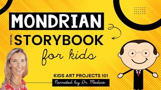 Mondrian for Kids Narrated Digital Storybook [upl. by Romilly]