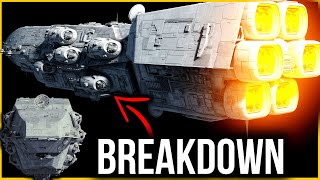 Dreadnaughtclass Heavy Cruiser COMPLETE Breakdown Star Wars Ships [upl. by Nnylatsyrk376]