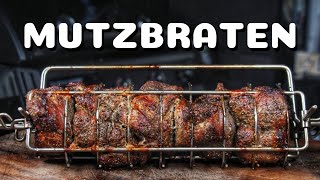 THÜRINGER MUTZBRATEN vom GASGRILL  DDRKLASSIKER mit SAUERKRAUTKARTOFFELSTAMPF BBQVideo 0815BBQ [upl. by Marjory]