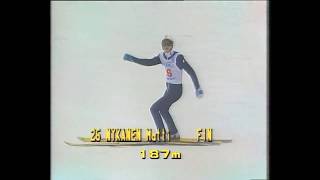 04022019 Matti Nykänen in memoriam Planica 1985 Ski Jumping Legend of All Time [upl. by Klemm923]