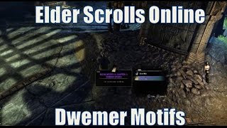 Elder Scrolls Online  Dwemer Motifs [upl. by Rainah208]