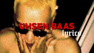 AMC  Uhsen Baas visual lyrics video [upl. by Schalles]