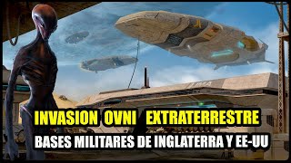 BAJO UN OVNI en Aeropuerto de Manchester Inglaterra INVASION EXTRATERRESTRE  en bases Militares [upl. by Nnaillij]