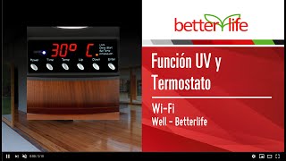 Función UV y termostato en estufa infrarroja WellBetterlife [upl. by Gamal]