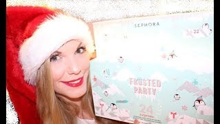 TOP ODER FLOP SEPHORA Adventskalender 2019  Alle 24 Türchen öffnen amp Verlosung [upl. by Akfir]