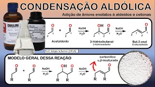 CONDENSAÇÃO ALDÓLICA  GQI 109  Aula 07 Vídeo 0203  GQI 179 e PQI 525  Cap 05 Vídeo 0103 [upl. by Ecnar]