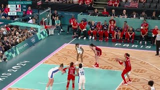 France Womens Vs USA Womens Live Basketball Final HIGHLIGHTS  USA Vs FRA Basketball Final [upl. by Revned]