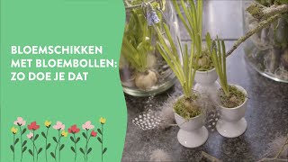 Bloemschikken 4x makkelijke ideetjes met bloembollen [upl. by Robins]