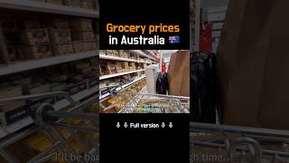 Grocery prices in Australia 🇦🇺 [upl. by Zulch94]