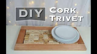 DIY CORK TRIVET [upl. by Elbertine]