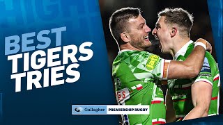 The Best Leicester Tries of the Season  Gallagher Premiership 202324 [upl. by Elleinahc]