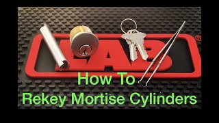 How to Rekey Mortise Cylinders [upl. by Stefanac]