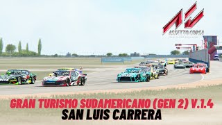 Gran Turismo Sudamericano GEN2 v14  San Luis Carrera  Assetto Corsa apvs assettocorsa [upl. by Martinson]