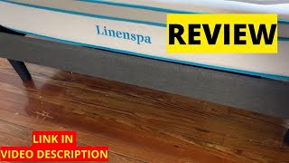 Linenspa 10 Inch Memory Foam and Innerspring Hybrid Medium Feel Queen Mattress Review [upl. by Korry]