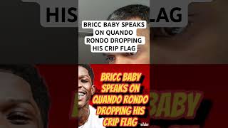 briccbaby SPEAKS ON quandorondo DROPPING HIS crips FLAG nojumper adam22 wack100 vladtv [upl. by Ailalue744]