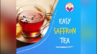 🟥 How to make saffron tea   Ana Qayen saffron shop [upl. by Namhcan]