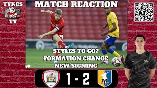 BARNSLEY v MANSFIELD TOWN  MATCH REACTION [upl. by Novyert169]