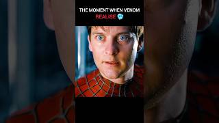 THE MOMENT WHEN VENOM REALISE 🔥 marvel venom3 spiderman shorts [upl. by Ashwell]