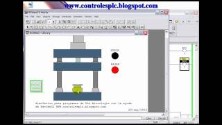 prensa simulacion de programas micrologix con rsview32 [upl. by Atteiram]