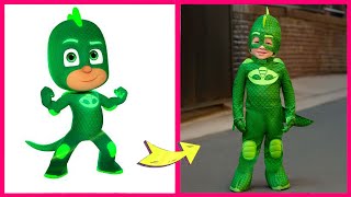 PJ Masks Power Heroes Found In Real World Biggest Monster Favorite Pets And Other Favorite  Gekko [upl. by Egap]