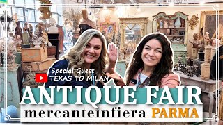 BIGGEST ANTIQUE FAIR in ITALY  Mercanteinfiera Parma 2023 [upl. by Kanya]