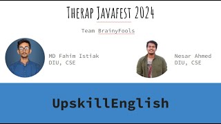 UpskillEnglish  BrainyFools  Therap Javafest 2024 [upl. by Eelrihs]