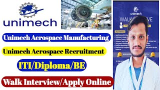 Unimech Aerospace Ltd Recruitment 2024  ITIDiploma  Helicopter Plant Operator jobs  ITI jobs [upl. by Sivaj99]