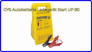 BEWERTUNG 2024 GYS Autobatterie Ladegerät Start UP 80 WESENTLICHE Einzelheiten [upl. by Felicia]