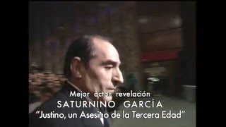 Saturnino García inaugura el Goya a Mejor Actor Revelación en 1995 [upl. by Hale]