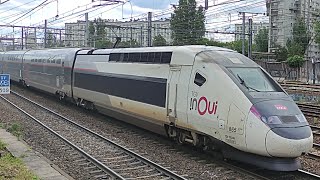 TGV CORAIL REGIO2N TER 2NNG REGIOLIS à Porte de Vanves train railway trainspotting tgv [upl. by Harv560]