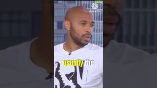 Thierry Henry on Messi🤔🥶football footballshorts shorts [upl. by Jessika]