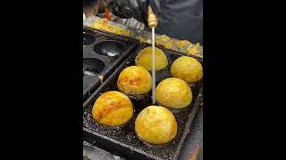 Authentic 章鱼小丸子 Takoyaki Recipe  Chinese Street Food Delights DailyFood OrientalEats [upl. by Gaidano]