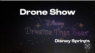 Full Drone Show Disney Springs Walt Disney World Florida [upl. by Sella416]