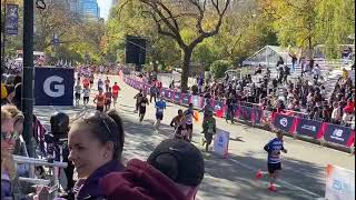 2024 NYC Marathon finish line 257 [upl. by Soilissav174]