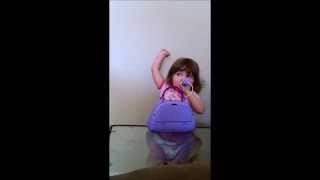 Toddler has epic singing debut [upl. by Artemus]