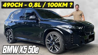 Essai BMW X5 50e – 08L100KM avec 490 chevaux c’est POSSIBLE [upl. by Merrili]