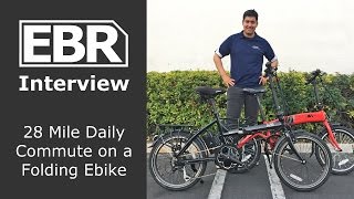 Commuting 28 Miles a Day on a Folding Ebike  Customer Interview [upl. by Keithley248]