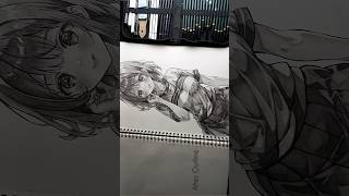 Anime Girl Drawing  anime art drawing animedrawing animegirl viralvideo viral shorts [upl. by Emerson892]